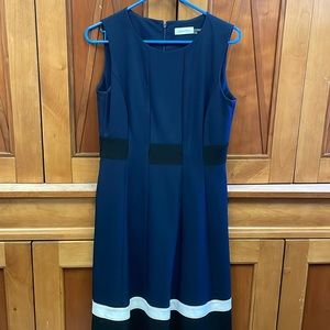 Calvin Klein navy design dress